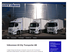 Tablet Screenshot of citytrans.se